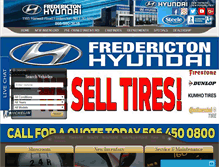 Tablet Screenshot of frederictonhyundai.com